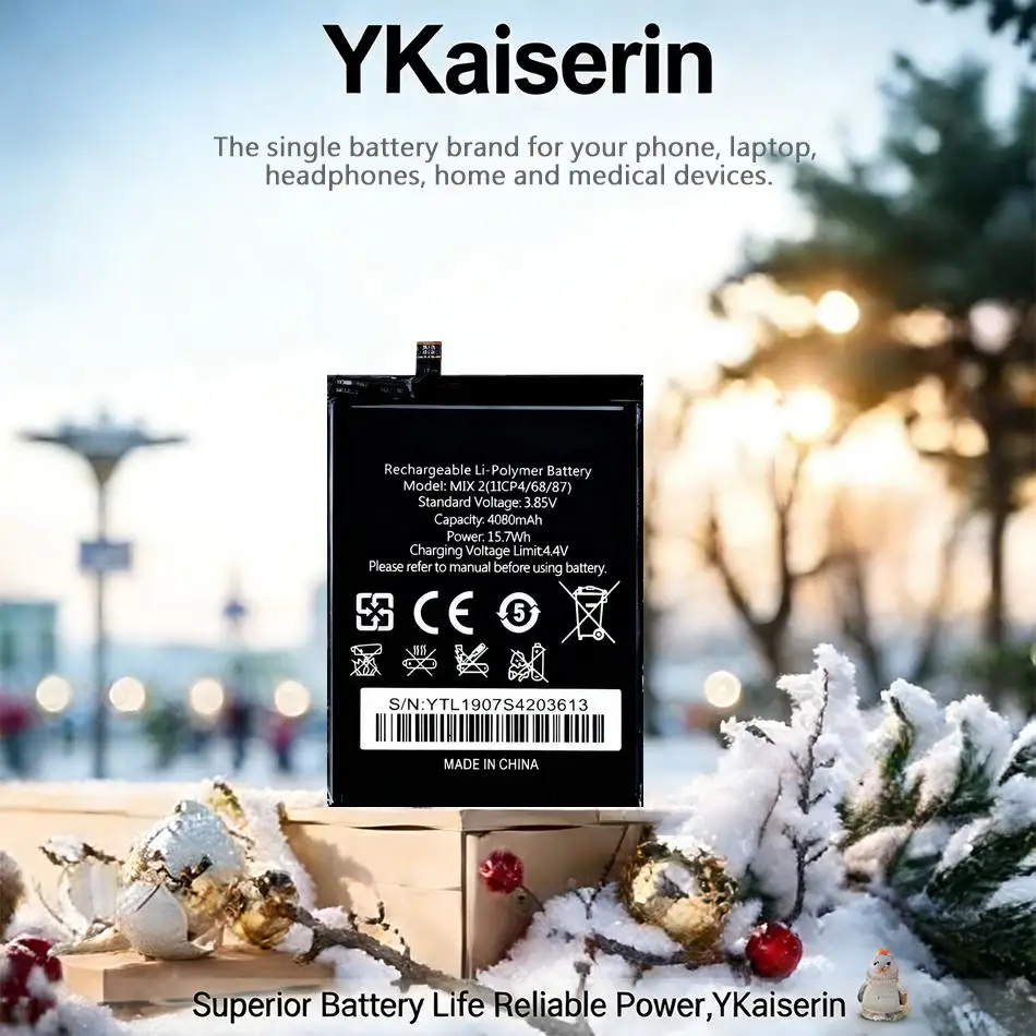 

Аккумулятор для мобильного телефона 4080 мАч высокой емкости для Oukitel Mix 2