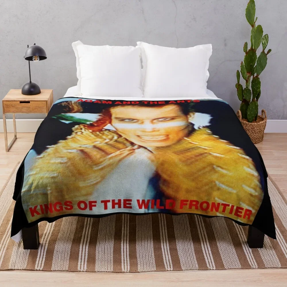 Kings of the Wild Frontier Throw Blanket Travel Hairys Blankets