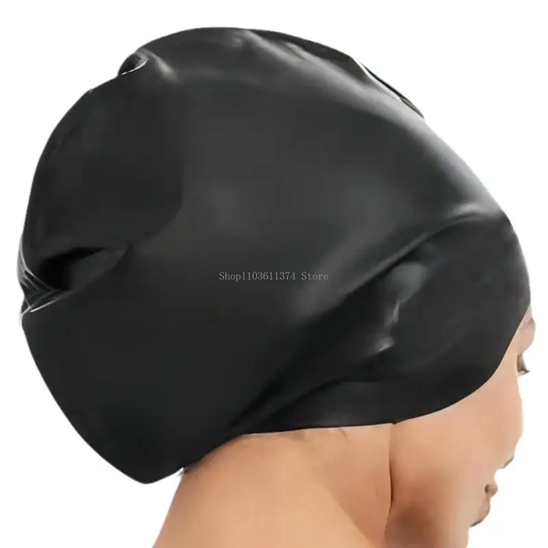 

Adult Silicone Swim Cap Water Resistant Swimming Cap Women Men Surfing Hat