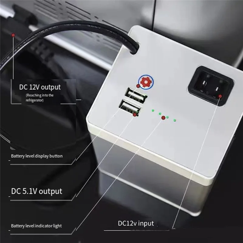 

Dedicated Lithium Battery External Power Bank For Alpicool 12V Car Refrigerator Outdoor Car Refrigerator For 12V Car