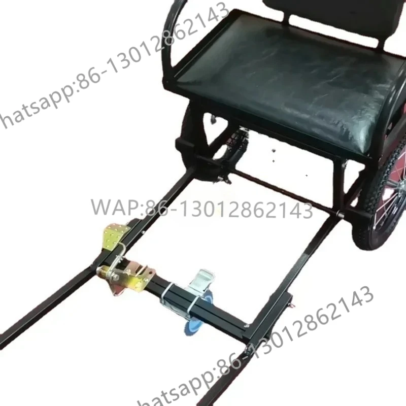 

Double-brake dog pull car walking artifact tricycle dog pull people sit in the car light foldable golden retriever two ha car