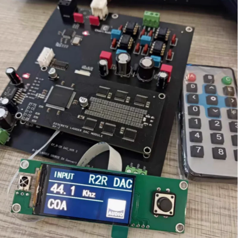 R2R positive and negative DAC complementary R2R decoding board PCM24 bit discrete resistor ladder decoding board