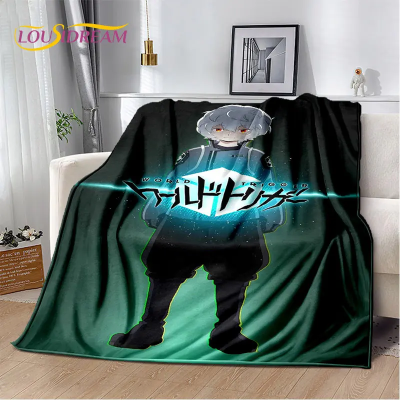 العالم الزناد أنيمي الكرتون لينة أفخم بطانية ، الفانيلا بطانية رمي بطانية لغرفة المعيشة غرفة نوم السرير أريكة نزهة كوف الاطفال