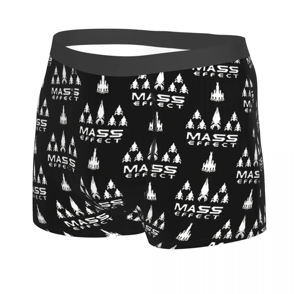 Reaper Invaders Men Boxer Briefs Mass Effect Game Breathable Funny Underpants Top Quality Print Shorts Gift Idea