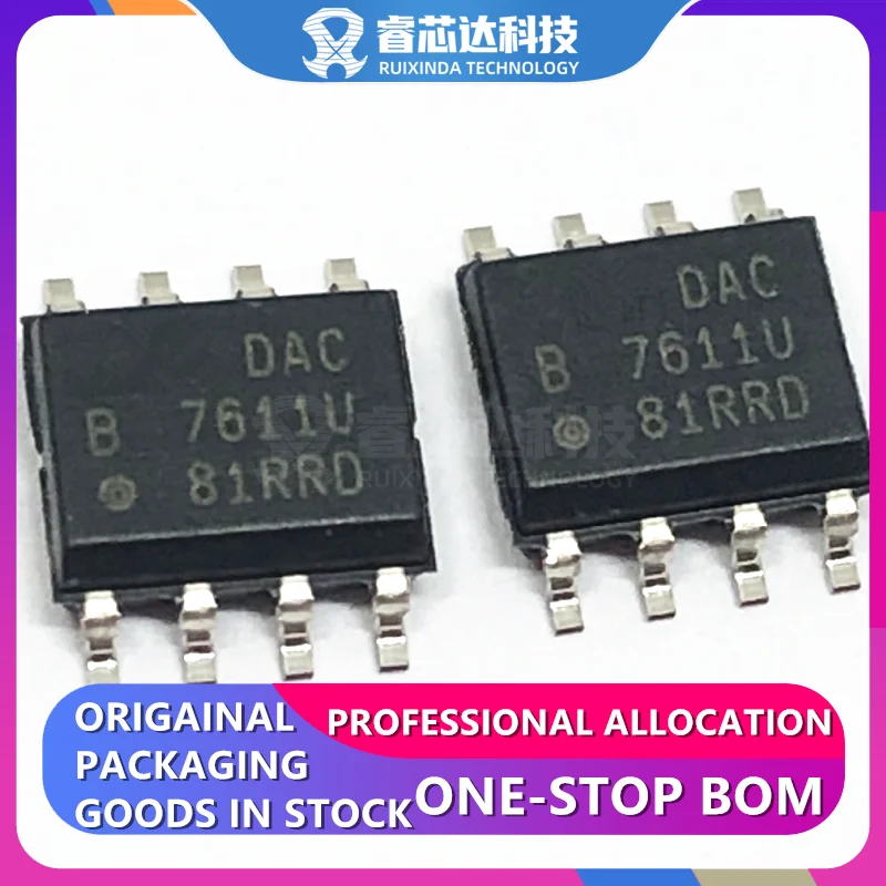 RXDNA DAC7611UB DAC7611U B DAC7611 SOP8 DAC7611UB/2 k5 dac7611 convertitore da digitale ad analogico a 12 Bit 1 8-SOIC nuovo originale In magazzino