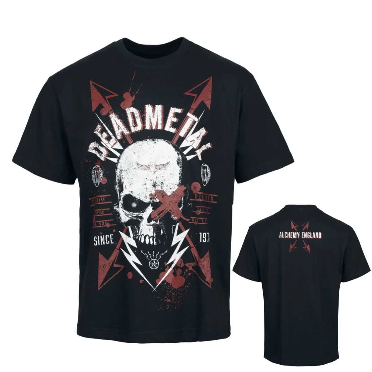 Devil Goat Dark Gothic Brand T-Shirt Baumwolle Grafik-T-Shirt Herren Damen Sommer Streetwear – Detail 2