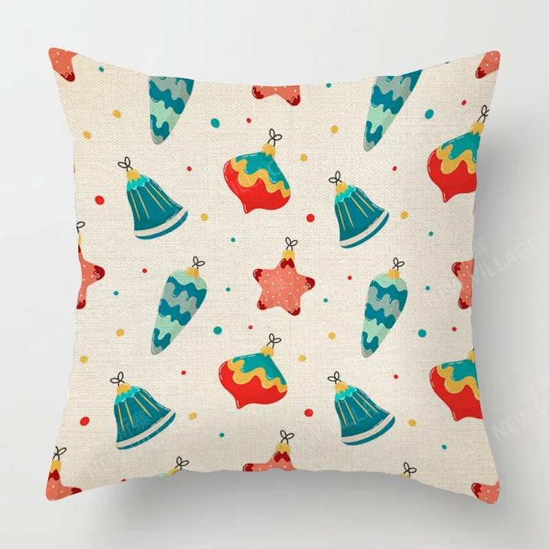 홈 거실 장식 쿠션 투척 베개 커버, 식물 메리 크리스마스 겨울, 40x40cm, 40x40cm, 60x60cm, 45x45cm, 50x50cm