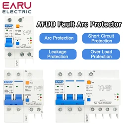 1P+N 2P 3P+N AC 230V AFDD Fault Arc Protector Circuit Breaker Main Switch RCBO MCB Short Circuit Overload Leakage Protection