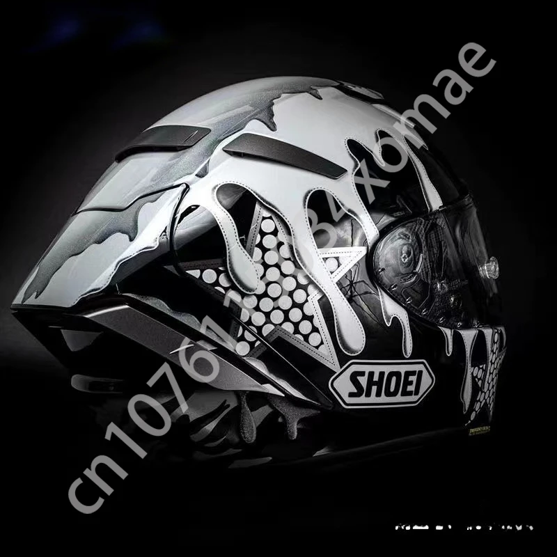 SHOEI-casco de X-14 MORI TC-5 x-fourteen x-spirit III, de cara completa, sólido, para deportes de X-14, carreras, motocicleta