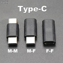 YuXi 1pcs USB Type C Male to Female M-M F-F USB-C Converter Adapter Connector for Smart Phone for Samsung Xiaomi Huawei