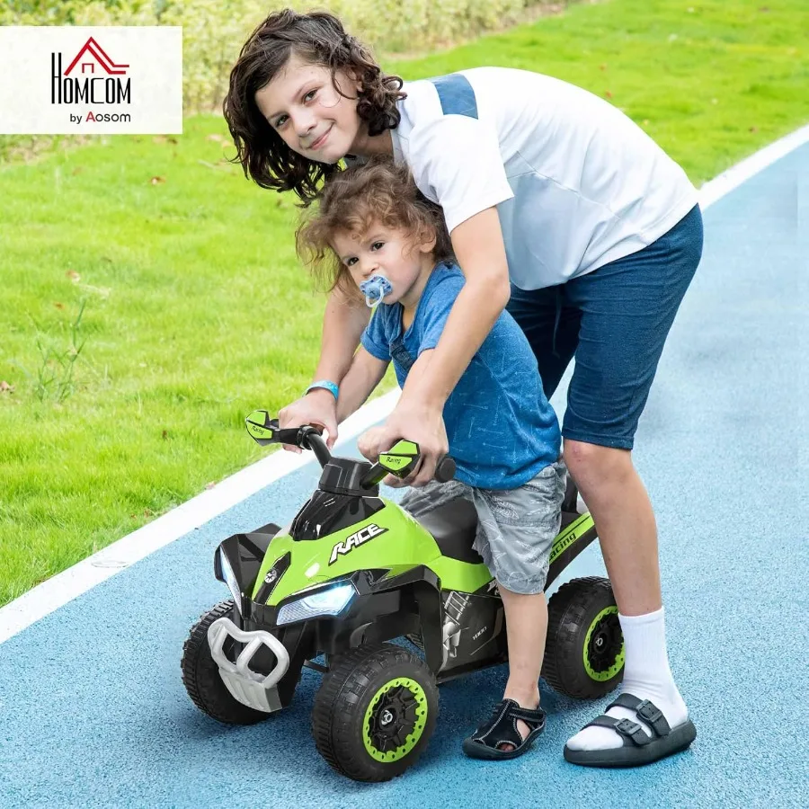 電動ではない子供用乗用玩具、プッシュカー、ライドレーサー、足で押すスライドカー、音楽とライト付き歩行ATVおもちゃ、1.5～3歳向け