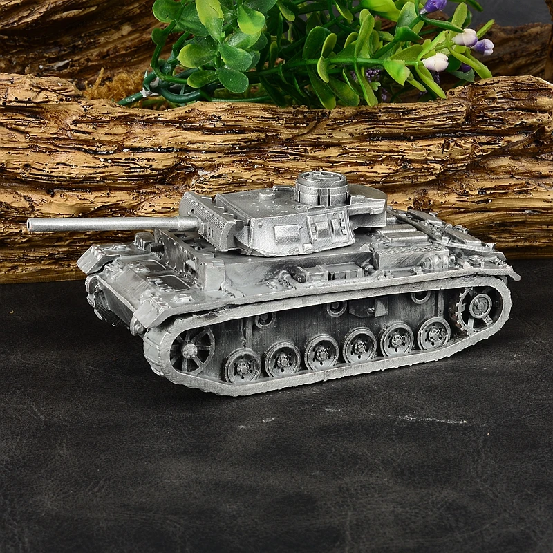 World War II German No. 3 L-type tank all metal finished model decoration automobile and household decoration