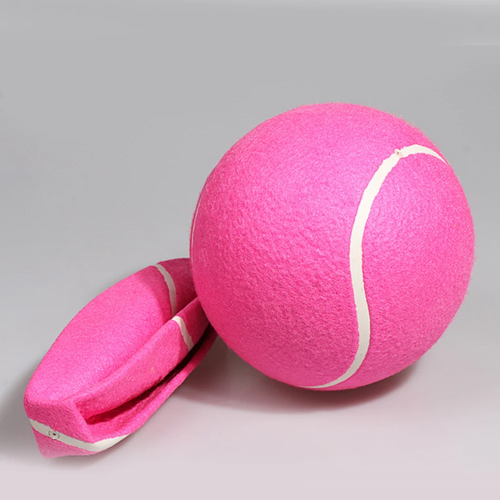 Pelota de franela de tenis inflable gigante de 8 pulgadas, juguetes educativos para niños, juguetes de interacción para padres e hijos, pelota para interior del hogar