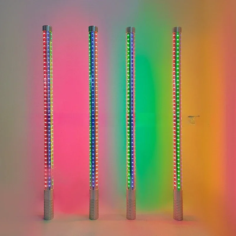 

80cm LED Dance Flash Stick Bar Luminous Gogo Point KTV Wine Atmosphere Cheering Props 8 LED Lights Charging