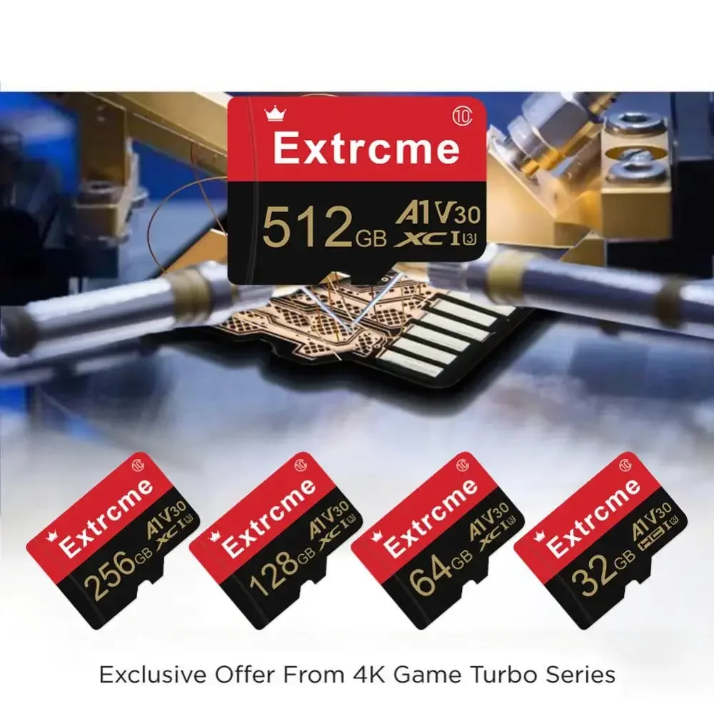 Extreme Pro-tarjeta Micro TF SD Original, U3 V30 A1, tarjeta TF para Drones DJI, cámara GoPro Insta360, vídeo 4K, tarjeta de memoria Micro SD