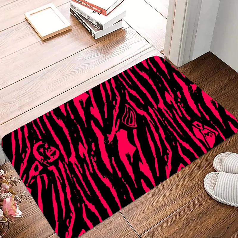 Vortex Visual Illusions Modern Bath Mats Kitchen Floor Mat Geometric Design Anti-wrinkle Non-slip Rugs Room Carpet Home Decor