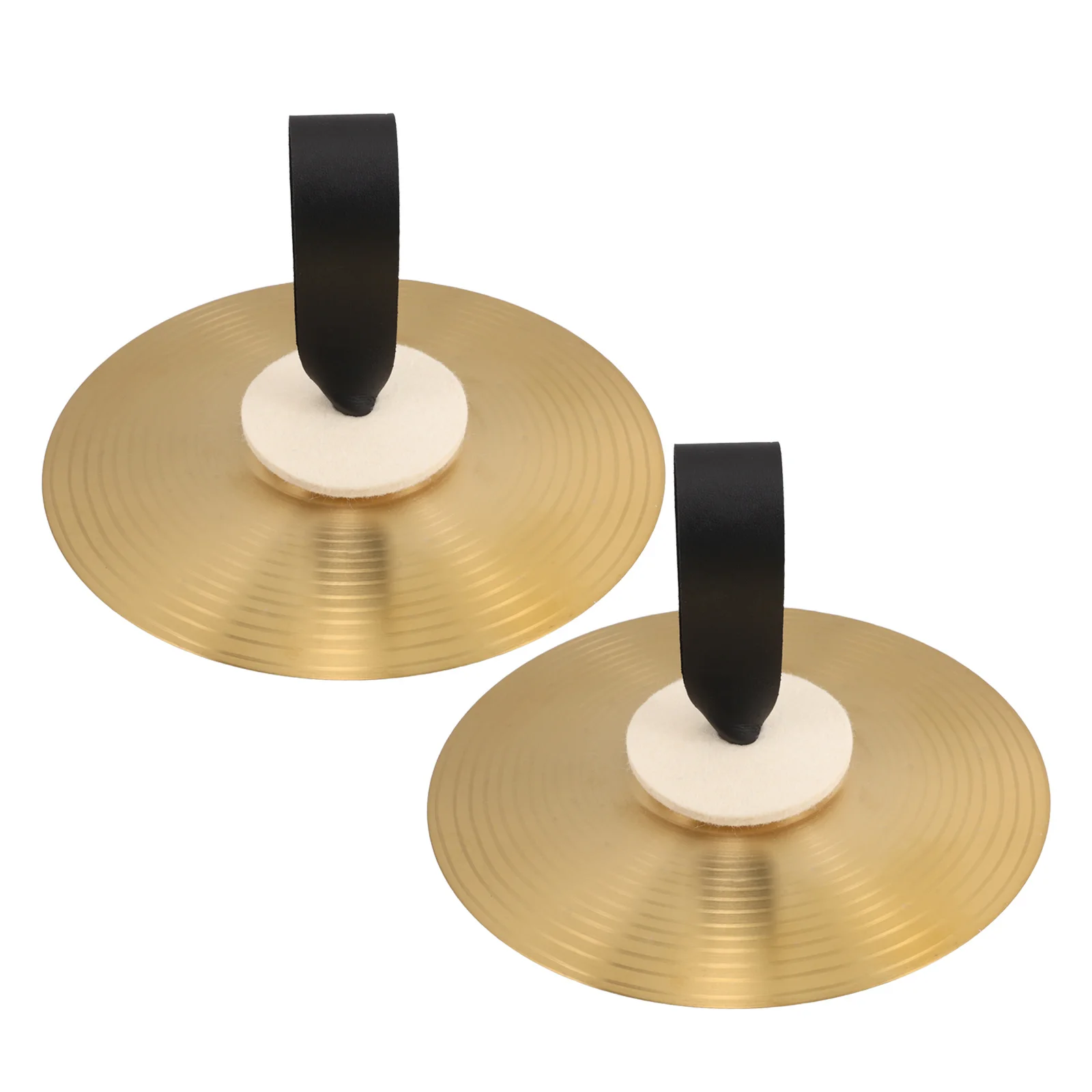 Mini piatti a mano per bambini, metallo lucido, suono chiaro e luminoso, strumento musicale portatile leggero per spettacoli di danza
