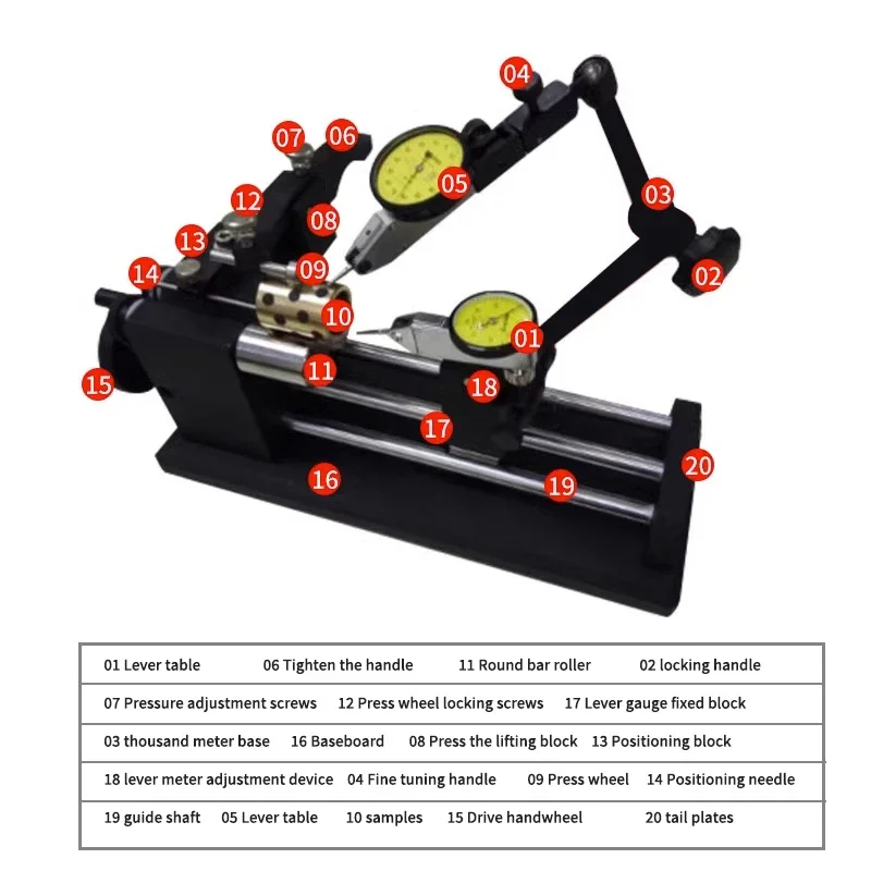 High Precision Concentricity Measuring Instrument Double Table Groove Coaxiality Tester Centrifugal Pump Generator Yaw Alignment