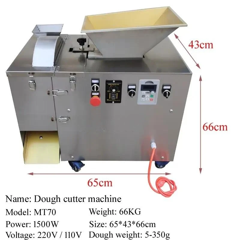 Commercial Bread Dough Divider with Circular Cutter and Adjustable Sizes for Kitchen Baking Tool Efficient Portioning