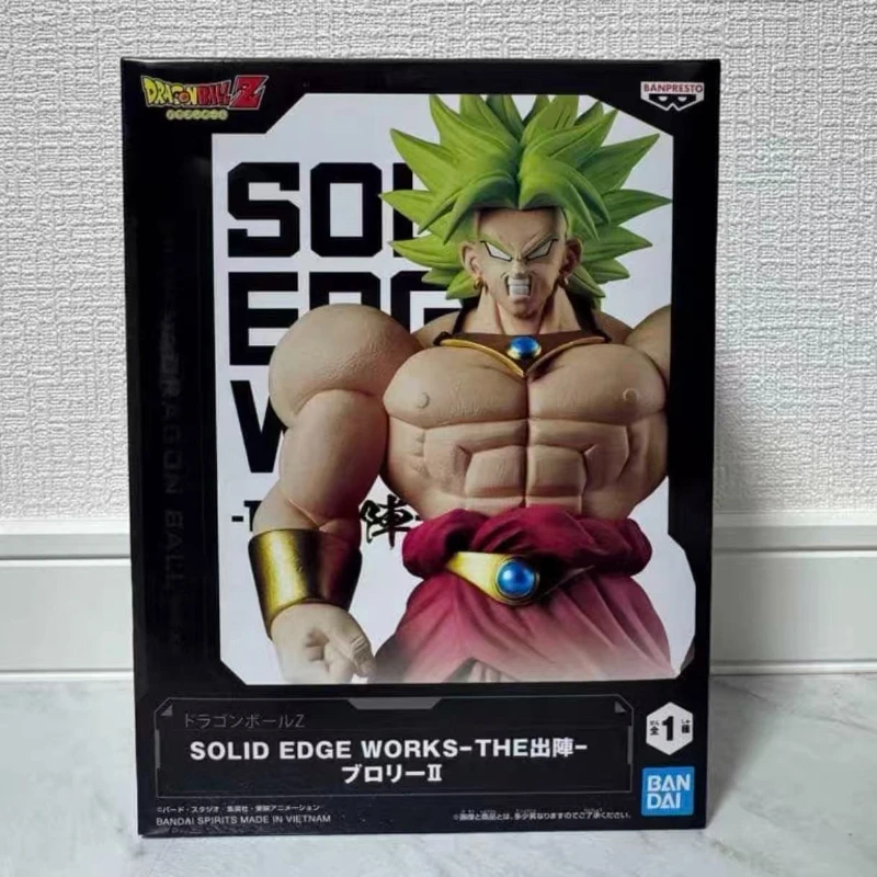 

In Stock Bandai Dragon Ball Z SOLID EDGE WORKS-THE departure-Broly II Authentic Figure Model Collection Toys Gifts