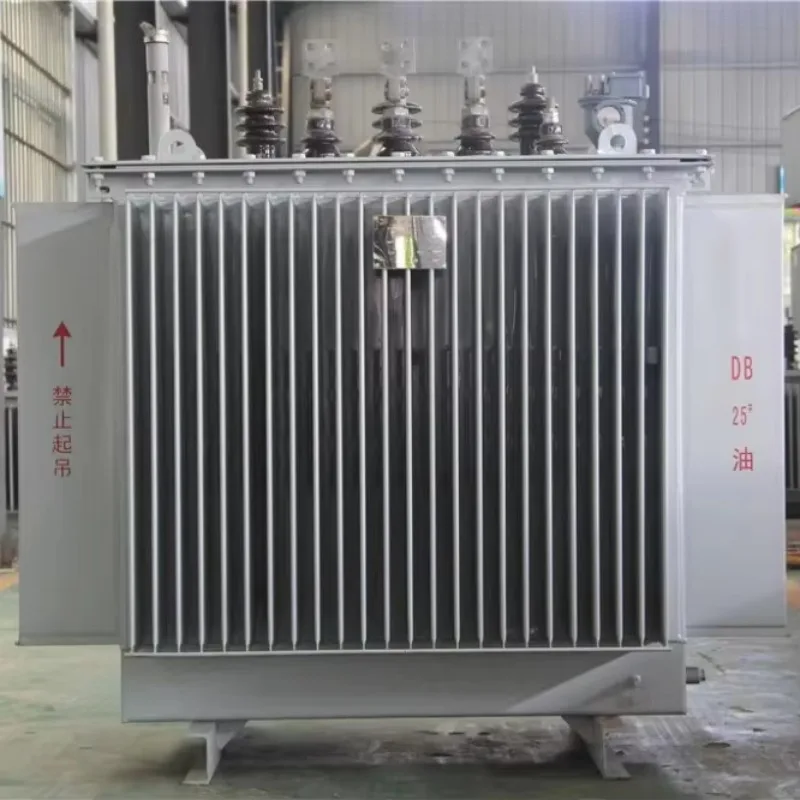 Transformador Trifásico Personalizado de Aleación Amorfa de 30, 50, 630, 100, 800, 2500 KVA, Sumergido en Aceite, Tipo de Transformador de Aceite