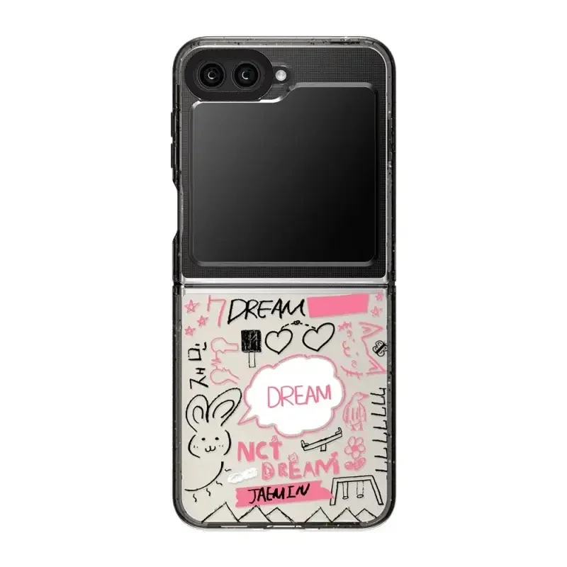 Kpop Dream Graffiti Phone Case for Samsung Galaxy Z Flip 3 4 5 6 Back Cover for ZFlip6 ZFlip5 ZFlip4 Hard Case Shell