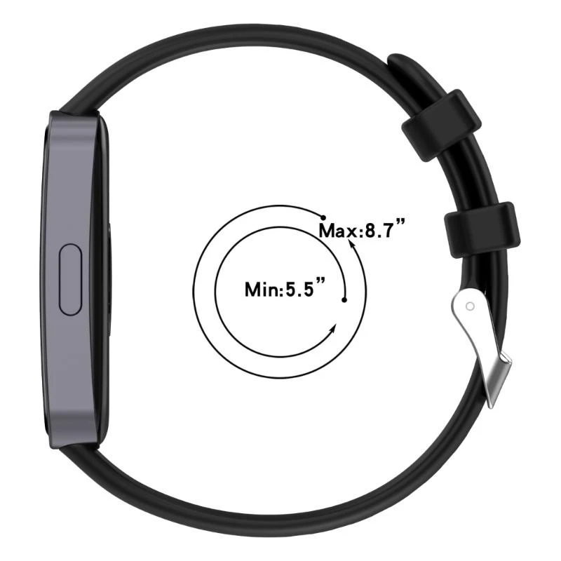 Силиконовый ремешок на запястье для Huawei Band 10 8 9, браслет, умные часы, сменный ремешок, аксессуары для часов