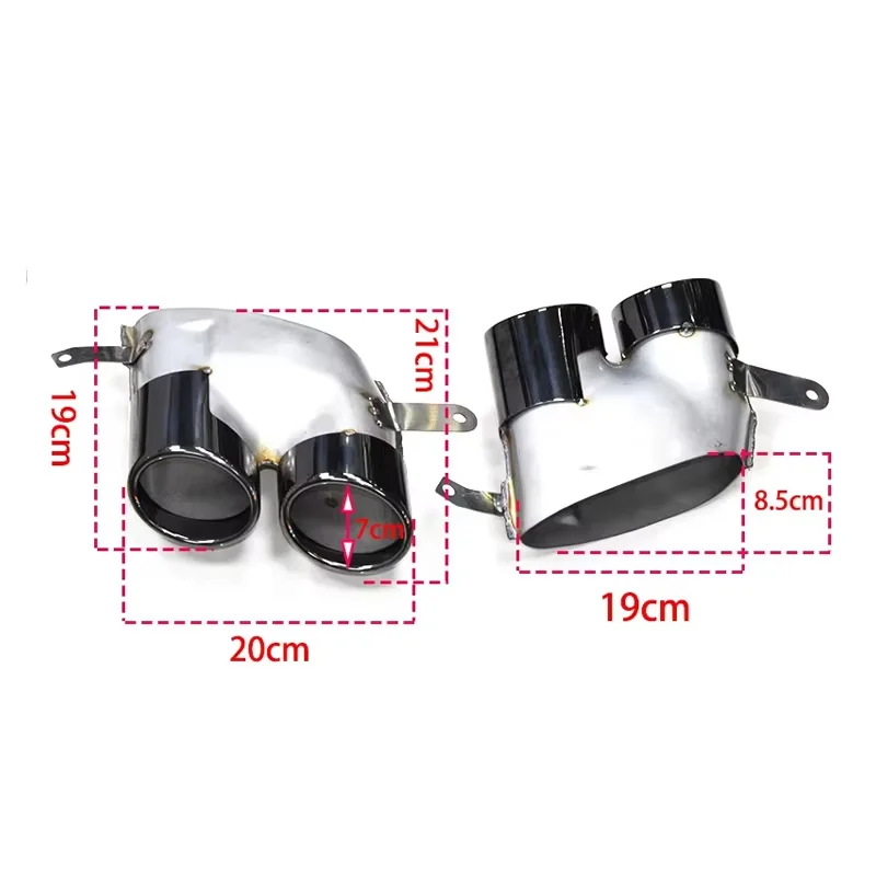 【2026 Hot Selling】2016-2018 A6 A7 S Line up to S6 S7 Exhaust System Stainless Steel Muffler Tip Exhaust Pipe