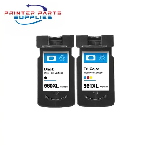 CL561XL PG560XL Ink Cartridge for Canon PIXMA TS5350 TS5351 TS5352 TS5353 TS7450 TS7451 Printer PG560 CL561 CL 561 P560