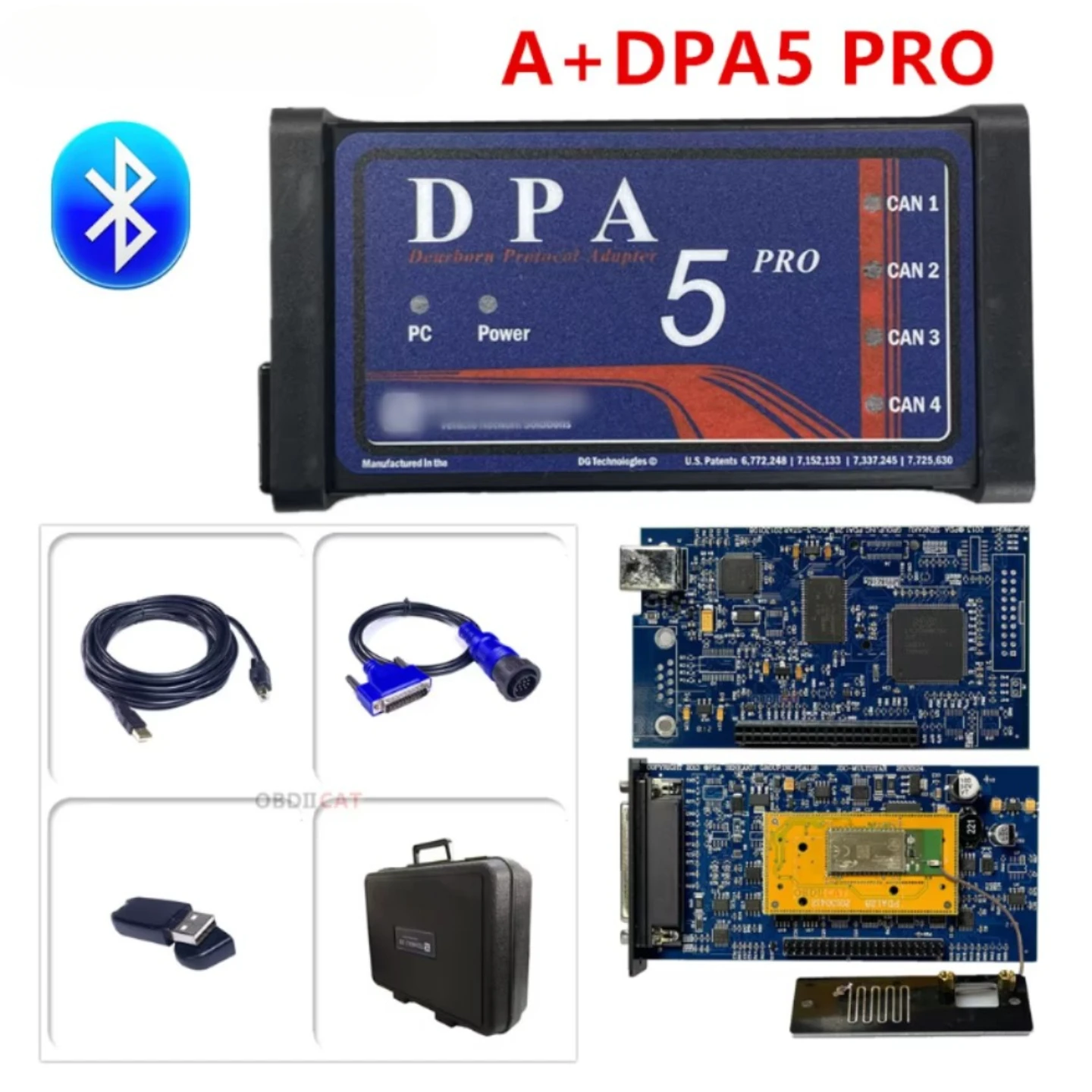 2025 Newest DPA5 Pro bluetooth V9.5 Dearborn Protocol Adapter Truck Diagnostic Professional Scanner Tool Full SET