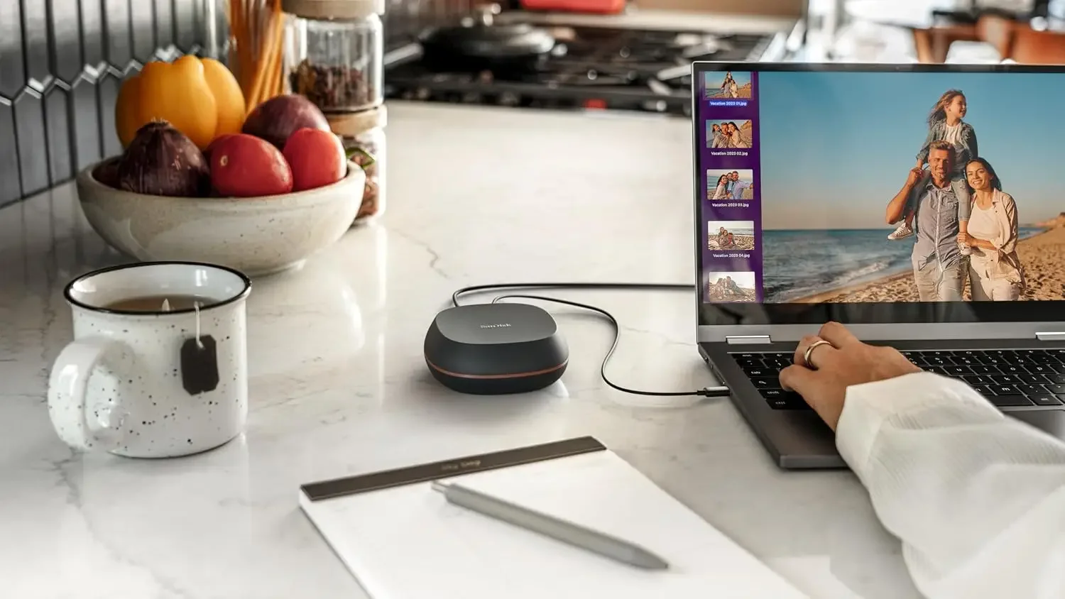 SANDISK 8TB Desk Drive SSD – Desktop External Solid State Drive, Up To 1000MB/s, USB-C, USB 3.2 Gen 2 - SDSSDT40-8T00-NA25​