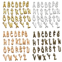 26-30Pcs 7X16 mm Alloy 26 Alphabet A-Z Letters Charms Pendants For DIY Bracelet Necklace Jewelry Making Supplies Accessories