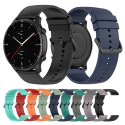 20mm 22mm watch Band for Amazfit bip5 GTS 4 3 2 GTS2mini Gtr 2 4 42mm Silicone Bracelet Samsung Galaxy watch 7 6 5 40 44mm Strap