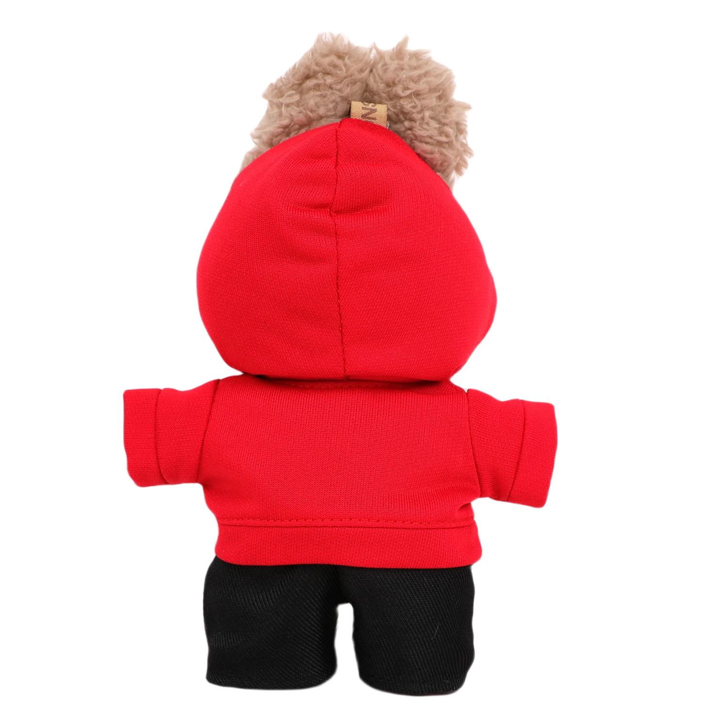 17cm Labubu Doll Clothes Suit Red Hoodie+Black Shorts Outfit For V1 V2 Labubu Girl Dolls Toy Cotton Dolls Accessories