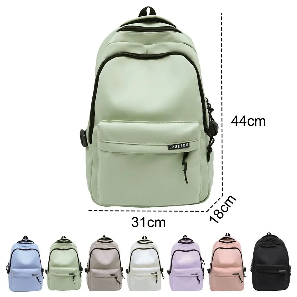 Large Capacity Students School Bag Simple Multifunctional Travel Backpack Waterproof Small Fresh Shoulders Bag For Women Man