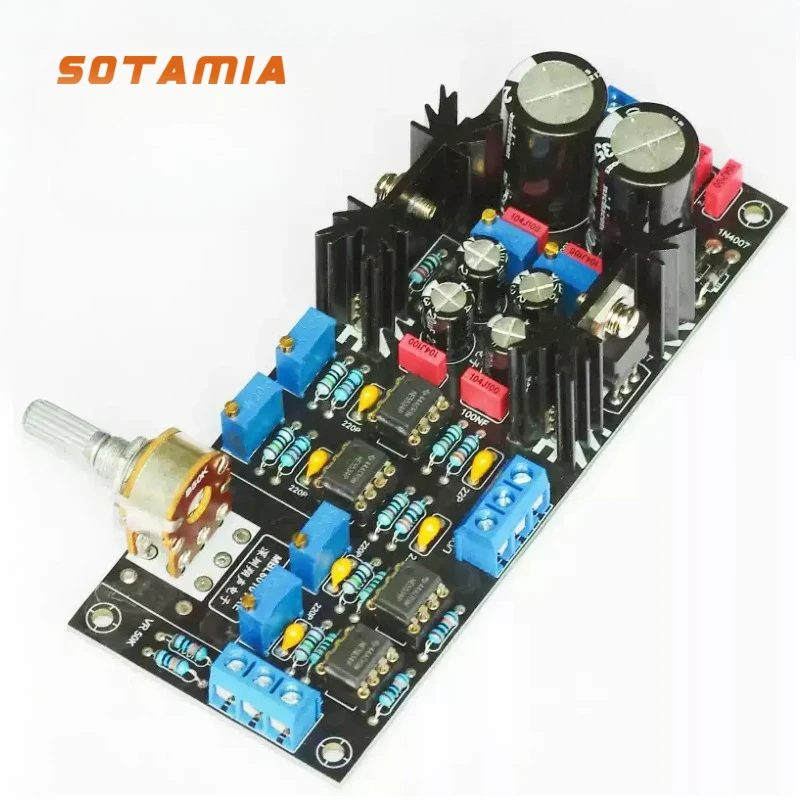 

SOTAMIA MBL6010 Op Amp Pre-stage Finished Board 5534 Fever Pre-stage Audio Amplifier AC 12-15V Input