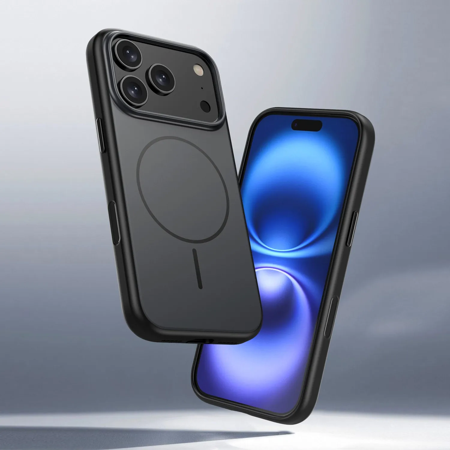 

Сплошной цветной магнитный гибридный чехол для телефона для iPhone 17 Air 16 Pro Max для Magsafe с беспроводной зарядкой, противоударный жесткий чехол