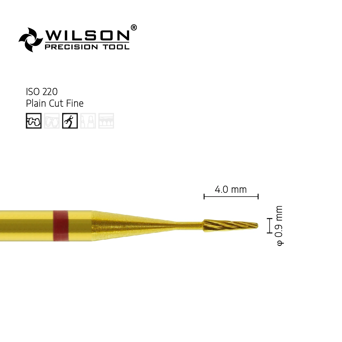 5060803 New Coating TiN Increase Service Time Carbide Bur Pieza De Baja Velocidad For Trimming Metal