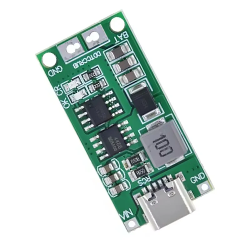 ABGI-5PCS 3S 2A Type-C Step-Up Boost Lipo Polymer Li- شاحن بطارية ليثيوم 18650