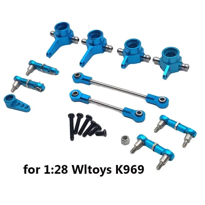 

Metal Steering Link Rod Pull Rods Servo Links Linkage 28T Servo Horn Arm Set for Wltoys K969 1/28 RC Car Upgrade Part