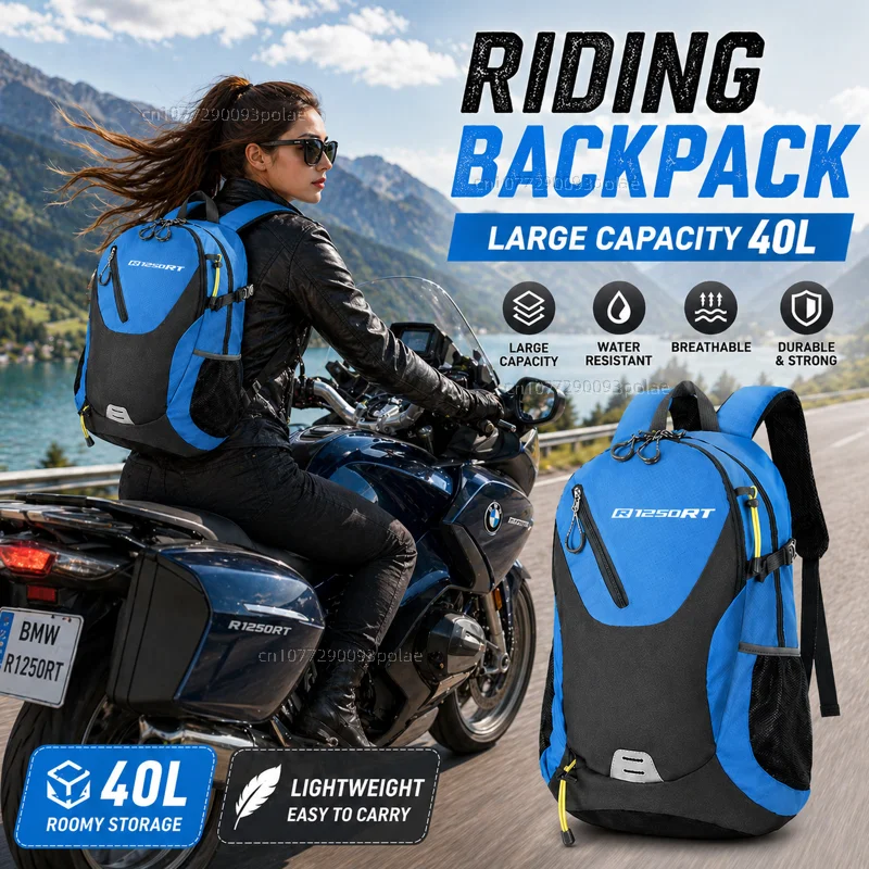 For BMW R1250RT R 1250RT R1250 RT 2018-2020 Large Capacity Waterproof ORacing travel Men waterproof Backpack Bag Motorcycle Gift
