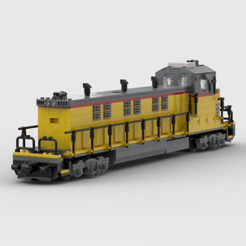 1002 Uds. MOC Union Pacific Genset tren modelo bloques de construcción arquitectura DIY regalos creativos de Navidad Idea juguete educativo