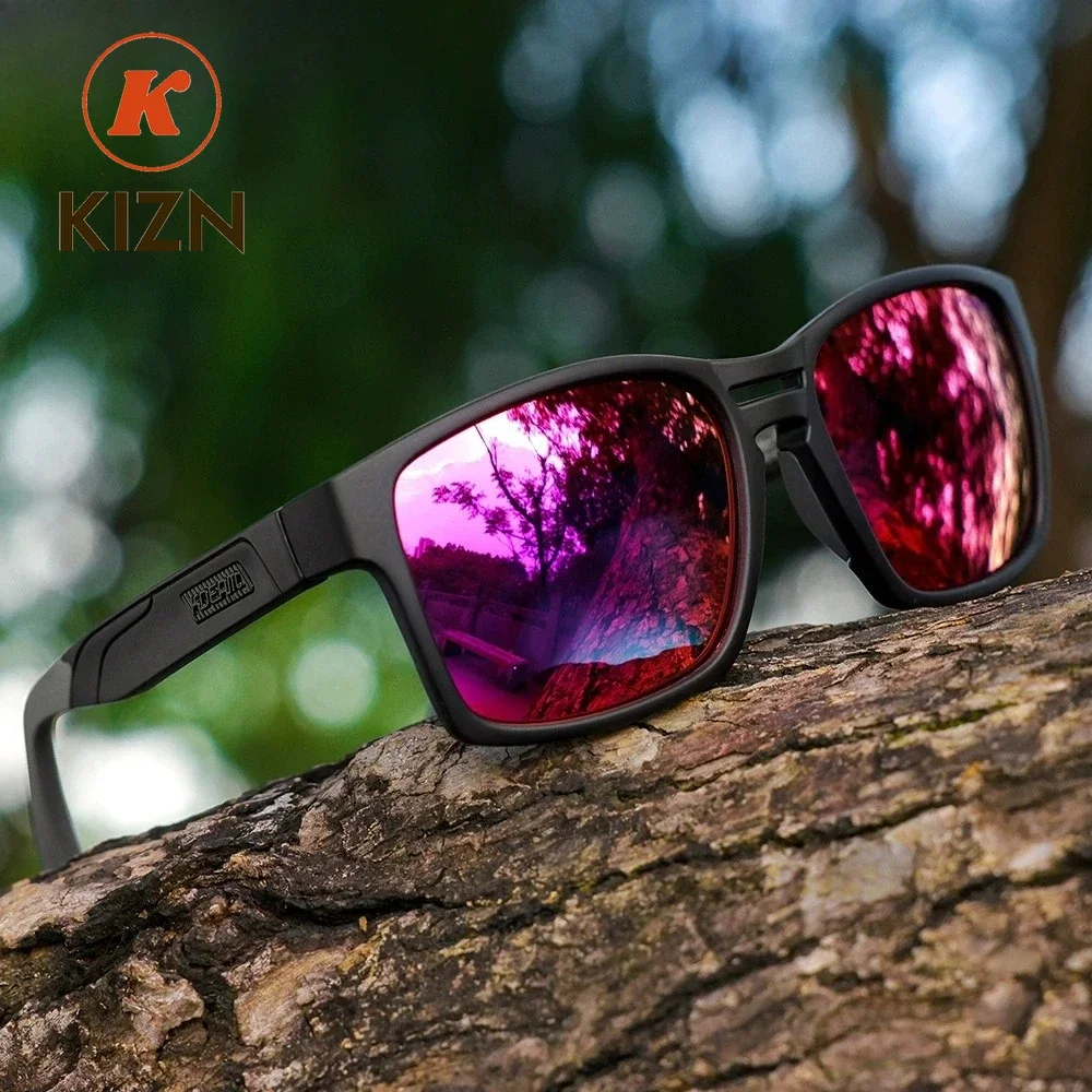 

KIZN Brand Myopia Quality Glasses 2025 TR90 Square Polarized Prescription Sunglasses Men Sports High Fashion UV400 -0.50 to -6.0