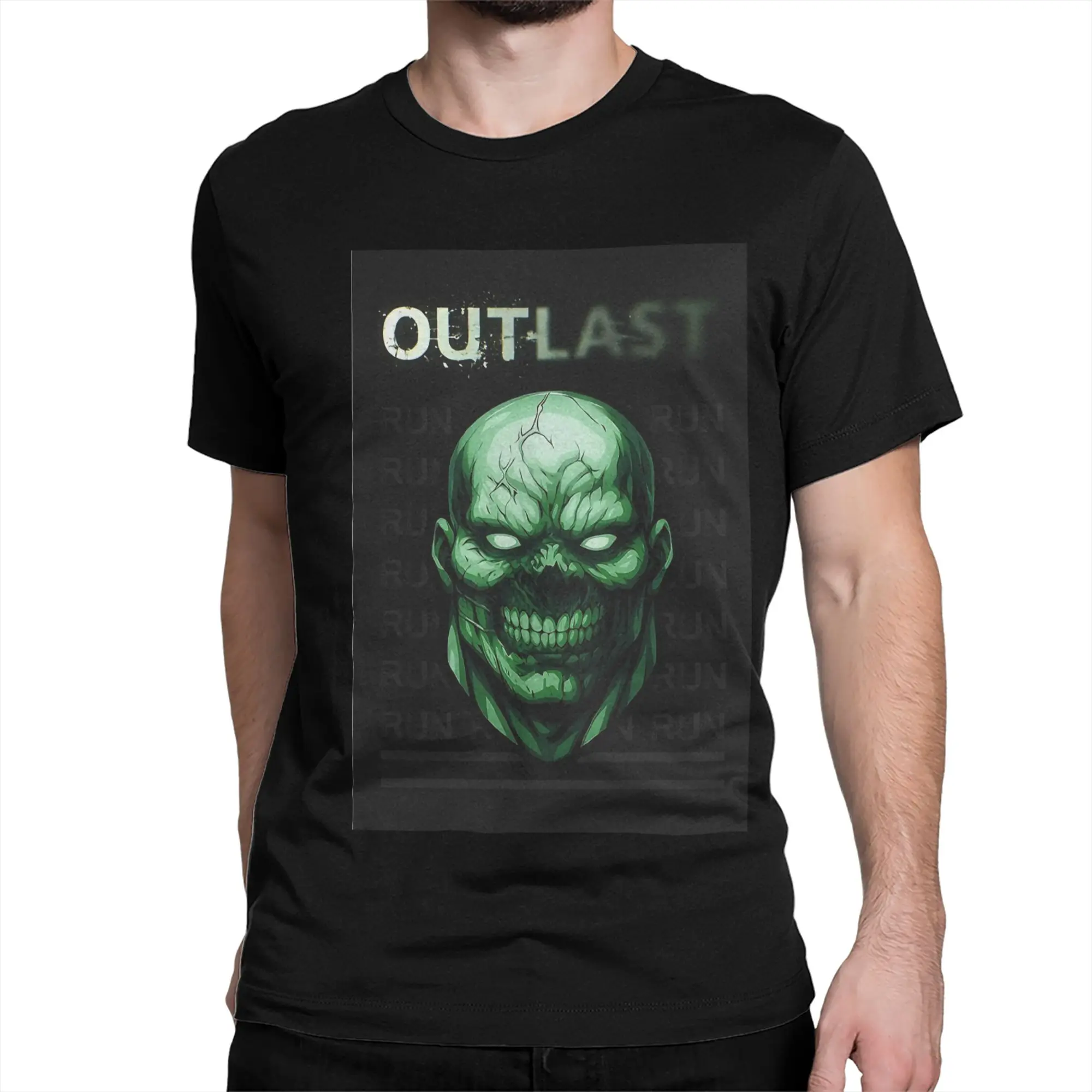 Men Women Outlast Trials Chris Walker T Shirts  100% Cotton Tops Novelty Short Sleeve Crew Neck Tee Shirt Classic T-Shirts