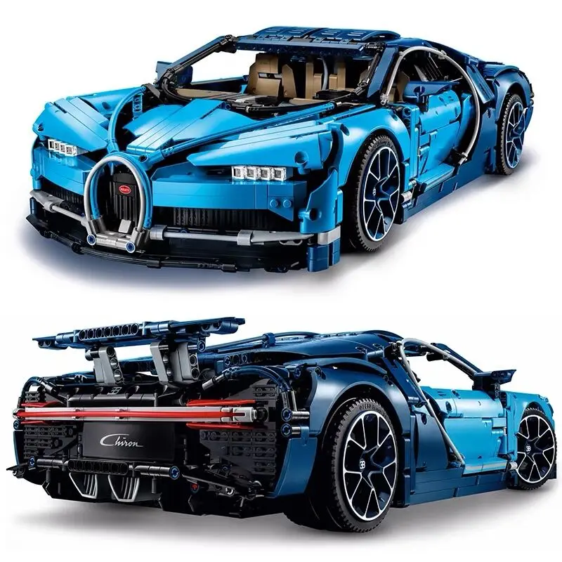 In Stock New 3599Pcs Chiron's Super Sport Racing Car Building Blocks Adults Bricks Children Toys Christmas Gifts