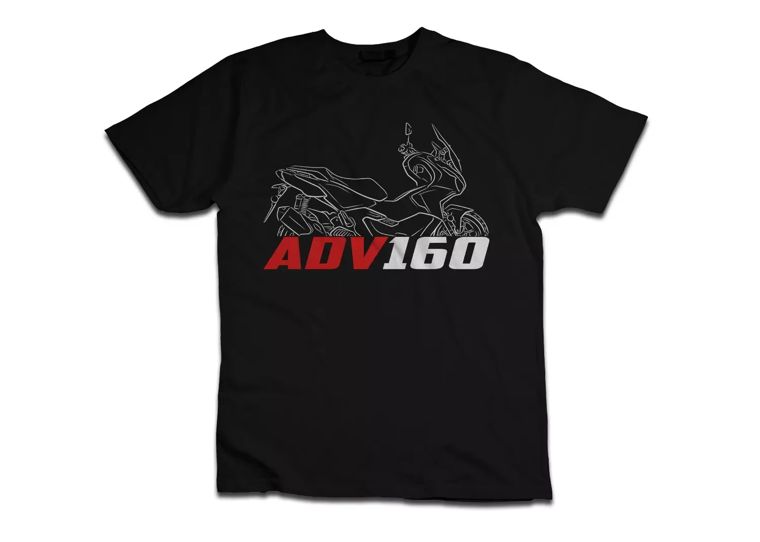 

ADV160 2022-2024 Motorcycle T shirt Graphic Casual Summer Short Sleeves 100% Cotton Cool Tee
