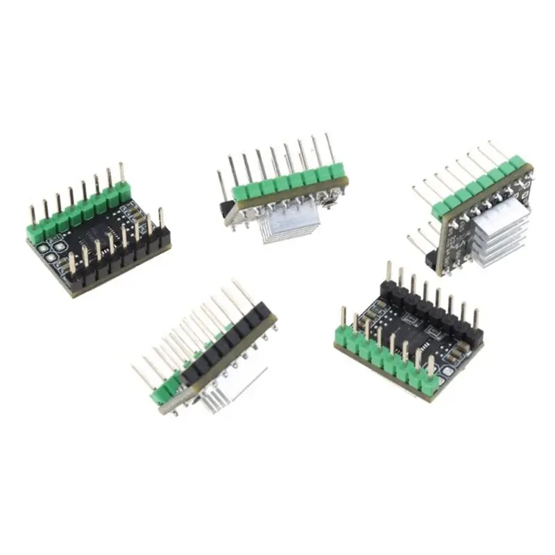 Reliable-4Pcs Stepper Driver With Heat Sink For Genius Pro/SW-X2/Hornet 3D Printers Motherboard Mute Direct Drive Extruder,4Pcs