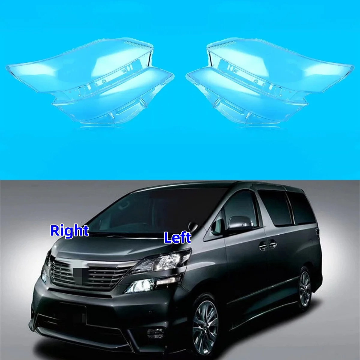

Для Toyota Vellfire 2008 2009 2010 2011 2012 2013 2014 крышка фары автомобиля замена линзы переднего абажура авто корпус