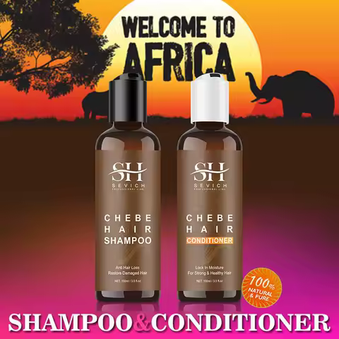 CHEBE Hair Growth Shampoo Conditioner Set Anti Hair Loss Treatment for Men Women Fast Thicken Regrowth Oil Beauty Health SEVICH