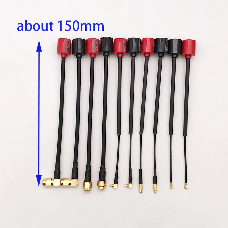 RHCP 5.8G Lollipop5 FPV Antenna 2.8DBi SMA MMCX UFL IPEX Long Range For RC Racing Drone Goggles Transmitter Receiver Part